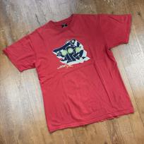 Vintage Triple Five Soul 555 Soul Red 90s Graffiti T Shirt Size Large S brown