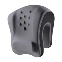 Office Chair Neck Pillow Soft Velvet Ergonomic Headrest Cushion for Gaming Desk Car Travel Napping Comfort gray