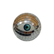 Reflective Ornament Disco Ball Glass Mirror Eyeball Decoration  Halloween Party S sidabras