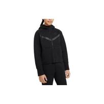 Nike mergaičių Tech Fleece gobtuvas Juodas/Juodas CZ2570-010 M juoda