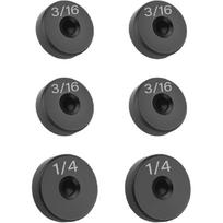 6PCS Double Flare Tool for Brake Lines Flare Adapter,Sturdy Double Flaring Tool Kit Adapter Compatible with ID 1/4  & 3/16  Brake Line,Practical