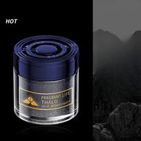 Car Aroma Diffuser, Long-lasting, Fresh and Light Fragrance, Deodorizing, Men's Special Car Interior Aroma Cream, Car Aroma Diffuser [Flowing Sand] Gu Long blue
