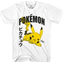 NEW HOT !!! Pokemon Pikachu Pika Men's T-Shirt Tee XL black