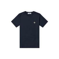 Stone Island marškinėliai su logotipu Laivyno spalvos Vyriški Streetwear 761524113-V0020 S black