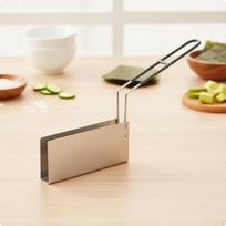 Sushi Former withHandle Stainless Steel Seaweed Rigid for Home Cooks, Frying, Kitchen U-shaped Handle a