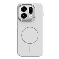 OPPO Find X9 Phone Case, Skin-Feel Strong Magnetic Charging, Full Coverage Ultra-Thin Matte Hard, Drop-Resistant, Premium Unisex, Rock White