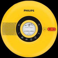 Philips EXP5108 Nešiojamas CD grotuvas su Bluetooth ir USB (CN versija) geltona