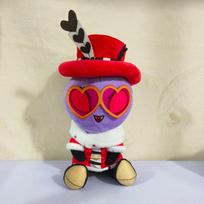New Hazbin El Vox Val Plush Helluva Boss Blitzo Plush Doll Cute Anime Peripherals Loona Vox Shark Plushie Toy Gift For Kid red