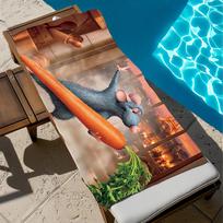 Towel Film Beach Bath Quick-Drying Lightweight Portable Sauna Camping Swim R-RatatouilleS-ES Pool Travel STJ40x70CM beige