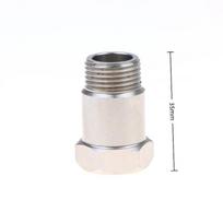 M18X1.5 Deguonies jutiklio mini katalizatoriaus keitiklio tarpiklio adapteris, Universalus deguonies jutiklio adapteris, Automobilio variklio lemputės gedimo dekoderis, 1 vnt. white