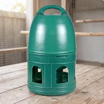 Paukščių girdykla Lengvai užpildoma Girdykla Svorio valdoma Paukščių vandens dozatorius Balandžiams, Mažam ūkiui 5 Liter Green blue