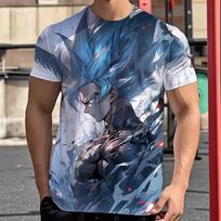 Goku marškinėliai trumpomis rankovėmis Dragon ball Harajuku stiliaus Goku Hip Hop berniukui Nauji viršutiniai drabužiai Mados drabužiai Aukštos kokybės vyriški Y2k 5XL S