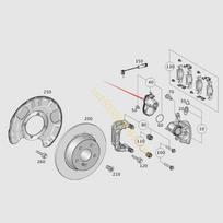 1669065401 A1669065401 Parking Brake Caliper Actuator For GL250 GL350 GL400 X166 91AE