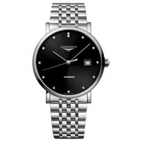 LONGINES Boya series automatic mechanical movement 30 meters waterproof women's black dial stainless steel case stainless steel strap L4.910.4.59.6 juoda