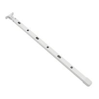 Greenhouse Window Stay Sturdy Aluminum Manual Greenhouse Roof Vent Opener Bar Kit with 6 Screws 15.35in White white