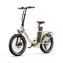 Foldable electric bicycle ONESPORT OT16 PRO, 250W motor, 48V 17AH battery, top speed 25km/h, cruising range 120km, 20*3.0 inch tires balta