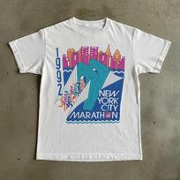 Vintažiniai NYC 1992 m. maratono marškinėliai L blue