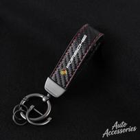 Odinė Anglies Pluošto Automobilio Raktų Pakabukas Raktų Grandinėlė Porsche Cayenne Panamera Macan 911 718 Taycan Boxster Cayman 918 Pajun RT9 black