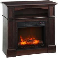 Elektrinis židinys LED liepsnos efektas reguliuojamas ryškumas su nuotolinio valdymo pultu - 1800 W - 80,5 x 32,3 x 80,5 cm 80.5 x 32.3 x 80.5 cm