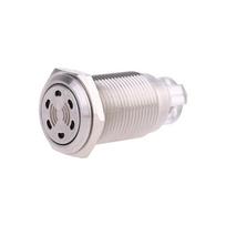 Practical 12V Alarm Bell Horn Sound Buzzer Decibel Security Stainless Steel 16mm Indicaor Light for Home Business 1 sidabras