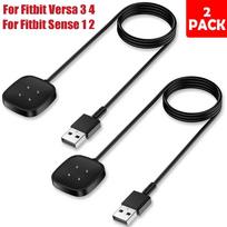 2pcs Wireless Charger For Fitbit Sense 1 2 /Versa 3 4 USB Fast Charging Dock US 2PCS juoda