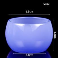 160ml Purple Jade Porcelain Gaiwan-Tianquan Sancai Tea Cup Household Glass Tea Bowl 50-200ml gray