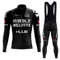 Cycling Clothing Bicycle Fleece Warm Tour de France Long Sleeve Suit 2026 Autumn Breathable Cycling Suit Set XS