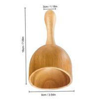 Wooden Cupping Therapy Tool | Handheld Body Massage Cup for Muscle Relaxation & Circulation beige