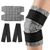 Knee Ice Pack Wrap Reusable Knee Cold and Hot Compress Brace Strap For Knee Pain Relief and Muscle Relaxation pilka spalva