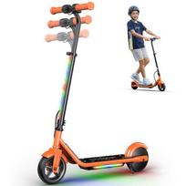 Electric Scooter for Kids, For Gift, iScooter K2Pro Orange, Adjustable Speed and Height, 150W, 6'' Tires, Multicolored LEDs, 6-12 Years