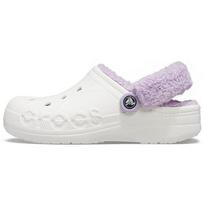 Crocs Classic Baya Lined Fuzz Strap Clog 'White Lila' 206633-577 36-37