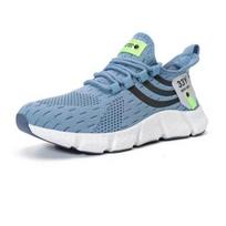 Men Casual Sneakers Unisex Walking Shoes Lightweight Tenis Shoes Breathable Sneakers Mesh Shoes 36 mėlyna