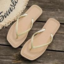 Summer Women Flip Flops Simple Design Slippers Outdoor Clogs Garden Shoes Flat Beach Sandals Indoor Home Slides for Female 38-39 juoda