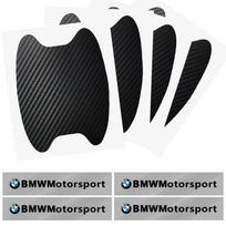8 vnt. Automobilio durų lipdukai Anglies pluošto įbrėžimams Apsauginė plėvelė rankenoms BMW E46 E90 E60 E39 E36 E87 E61 3 5 7 Serijai E91 E53 E34 E83 328i black black black