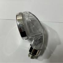 Universalus aukšto slėgio joninis dušo galvutė su įmontuotu filtru gray