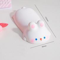 Mouse Pad Wrist Rest Cute Wrist Rest Pad Kawaii Animals Pillow Shape Wrist Arm Rest Support Memory Foam Wrist For Computer Desk yellow