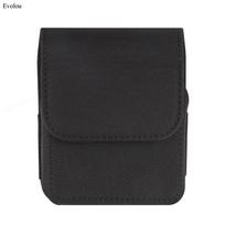 Nylon Cloth Holster Case For Motorola Razr 70 Ultra Razr Ultra 2026 Razr Plus+ Belt Clip Card slot Leather Waist Bag Phone Pouch Moto Razr 70 Ultra juoda