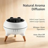 2026 New Jellyfish Aroma Diffuser, Dynamic Sound Pickup Humidifier with Colorful Lights for Home With 7 Colorful Night Lights EU balta