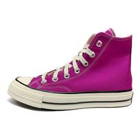 Converse Chuck Taylor All Star 70 Vintage Casual High-Top Espadrilles Unisex Fuchsia 42.5 purple