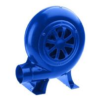 Hand Crank BBQ Fan Portable Barbeque Air Blower with Manual Handle Speed Control blue