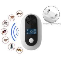 High-Efficiency Ultrasonic Rodent Repeller: Silent Electronic Pest Control for Cats & Homes black