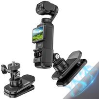 Backpack Mount Clip - for DJI OSMO Pocket 3 Magnetic Mounts 360° Rotation Action 4 Backpacks Shoulder Strap Clips Accessories juoda