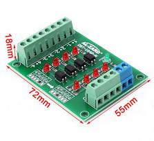 Loginis įtampos keitiklis iš 24V į 5V PLC 4Bit
