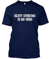 Scott Sterling - Is My Hero T shirt Made in the USA Size S to 5XL S