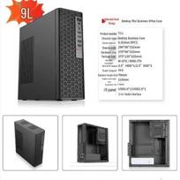 Compact Mini MATX Desktop PC Case with TFX Power Supply and Half-Height Graphics Card Support