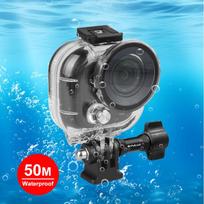 For Insta360 GO Ultra PULUZ 50m Waterproof Case Thumb Main Body Camera Dive Housing Cover (Transparent) skaidri