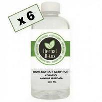 Pure Liquid Extract of Soursop (Graviola) 500ml – 100% Aqueous – Cellular Support, Immunity and Natural Vitality Pack of 6