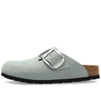 Birkenstock Boston Rubber Sole Abrasion Resistant Slip Resistant Closed Toe Slippers Women's Cyan 1029303 38 žalsvai mėlyna