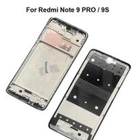 Xiaomi Redmi Note 9 PRO / 9S vidurinio rėmo priekinio rėmelio korpuso galinės vidurinės plokštės modeliams Note 9 pro Green gray