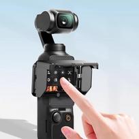 Ekrano apsauga nuo saulės, skirta Dji Osmo Pocket 3 priedams, 3 šonų sulankstoma, apsauganti nuo akinimo, kameros ekrano apsauginis gaubtas OneSize